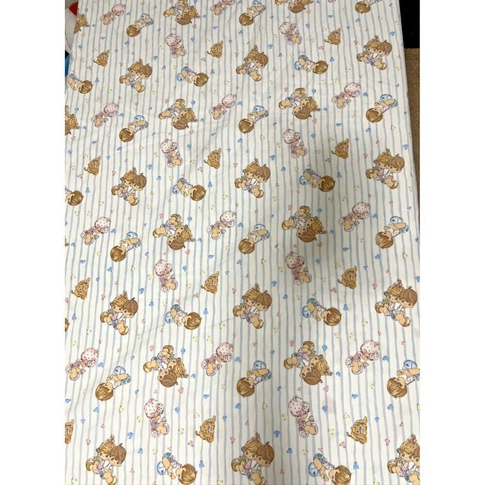 Precious Moments‎ Fitted Crib Bedding Sheet Nursery Decor Vintage